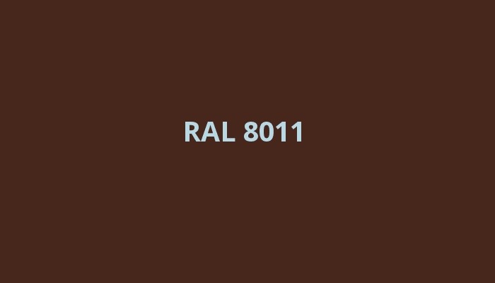 RAL 8011 - Oříšková hnědá